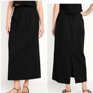 Old Navy Linen Blend Skirt